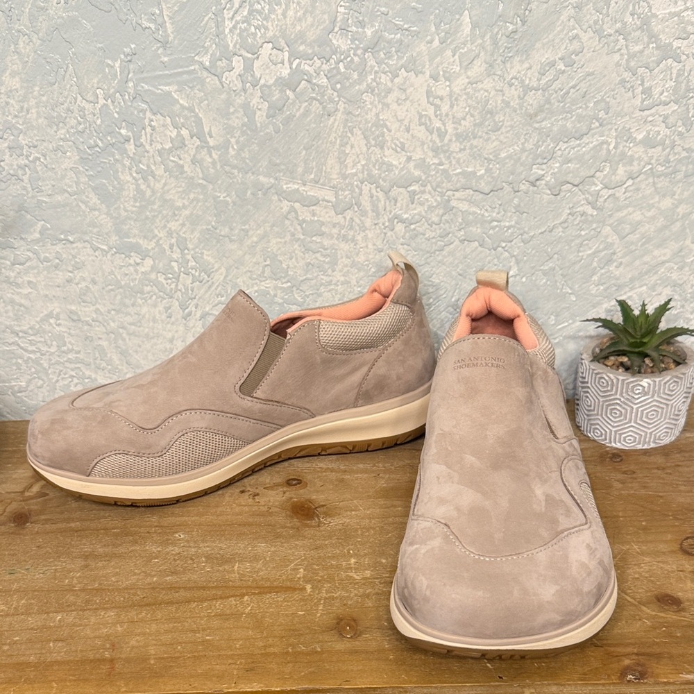 Women’s San Antonio Shoemaker/SAS Slip-On Shoes in Taupe sz10ww  Made in USA🇺🇸